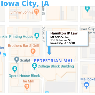 Hamilton IP Law Iowa City, Iowa office